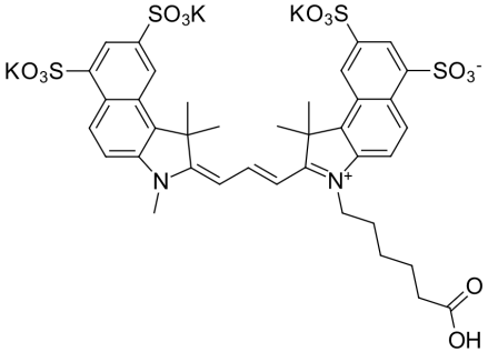 Sulfo-Cyanine3.5 Carboxylic acids 水溶性花菁染料CY3.5标记羧基 