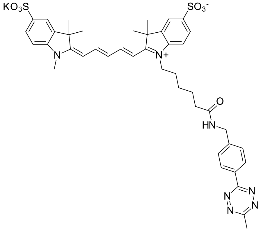 Sulfo-Cyanine7 tetrazine 水溶性花菁染料CY7标记四嗪