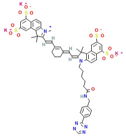 Sulfo-Cyanine7.5 tetrazine 水溶性花菁染料CY7.5标记四嗪