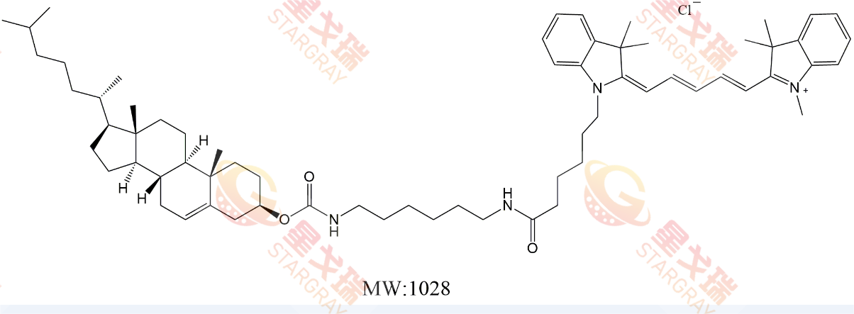 CY5-Cholesterol花菁染料CY5标记胆固醇