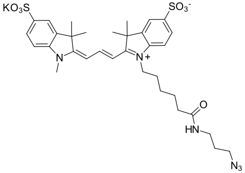 Sulfo-CY5.5 azide水溶性近红外染料2382994-65-0