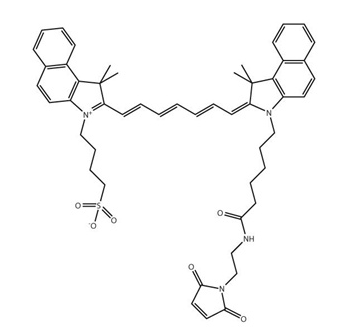 水溶性ICG-maleimide胺反应基团荧光