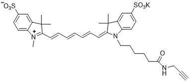 水溶性花菁染料CY7标记炔烃