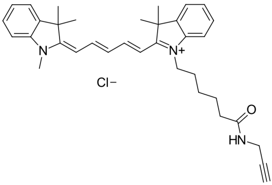 脂溶性CY5-alkyne的荧光特性1223357-57-0
