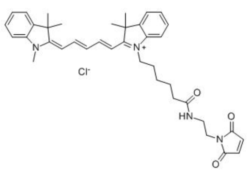 水溶Cyanine5-MAL巯基反应性荧光染料
