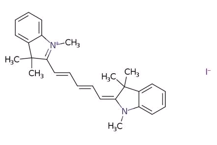 星戈瑞荧光菁染料单体-CY5不带活性基团荧光染料结构式、液相图谱介绍