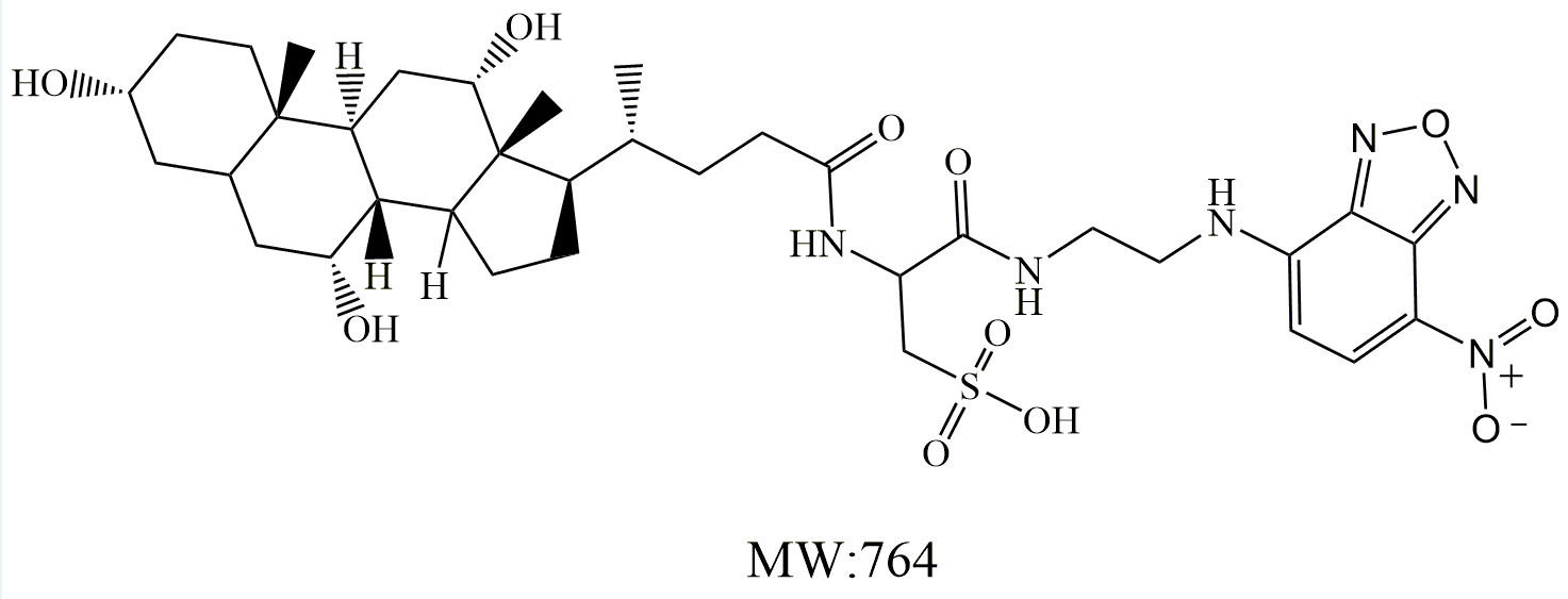 荧光标记胆酸:NBD-牛磺胆酸合成染料 星戈瑞
