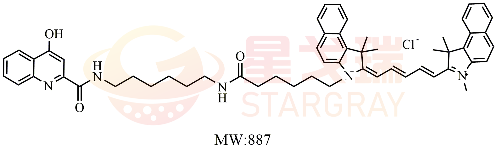 CY5.5-犬尿喹啉酸   CY5.5-Kynurenicacid