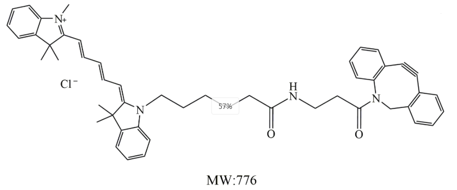 Cyanine5.5-DBCO,花青素CY5.5二苯基环辛炔