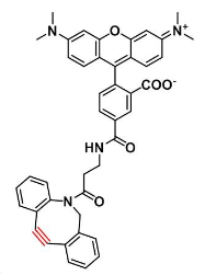 5-TAMRA-DBCO（5-羧基四甲基罗丹明-二苯并环辛炔）
