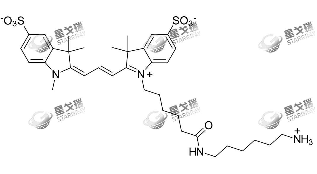 Sulfo CY3-NH2水溶性荧光染料