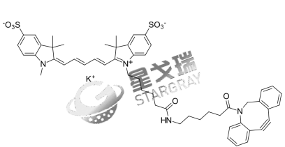 水溶性CY5 DBCO,生物标记与成像荧光染料