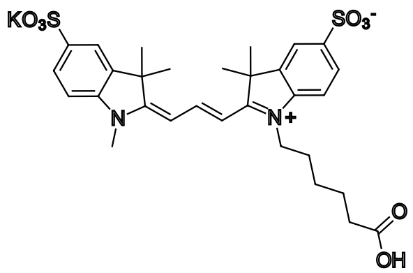 Sulfo CY3-COOH|磺化花菁染料CY3标记羧基|CAS：1121756-11-3