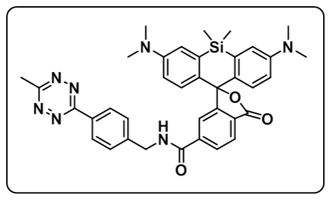 硅基罗丹明SIR标记二苯并环辛炔和硅基罗丹明-甲基四嗪